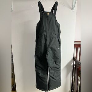 Berne Youth Snow Fort Bibs, M (10-12), Black, Adjustable Straps, NWOT